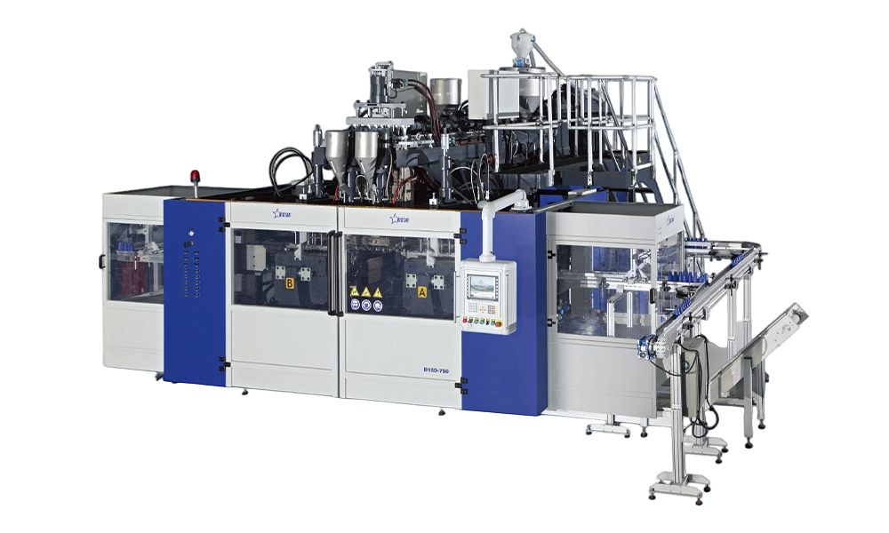 100MLデコ2層農薬ボトルブロー成形機